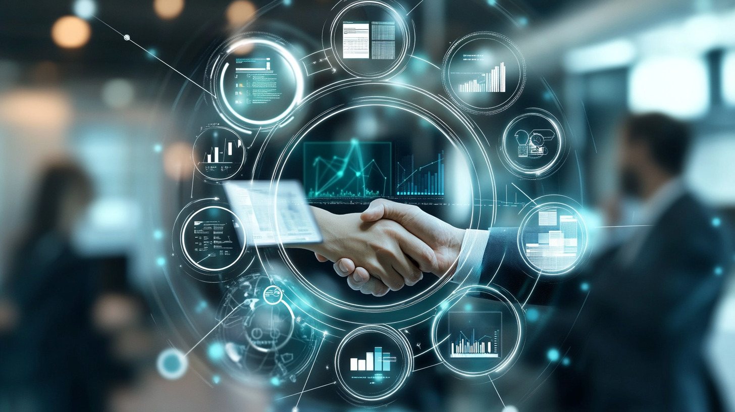 Reunião comercial B2B